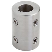 CLIMAX METAL PRODUCTS 3/4" Id, 2Set/2Screwsat90 Kw Set Screw Coupling, Ss RC-075-SKW4H@90